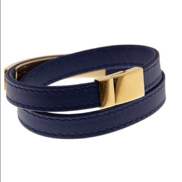 Swarovski Crystal Vio Leather Wrap Bracelet - Picture 4 of 6